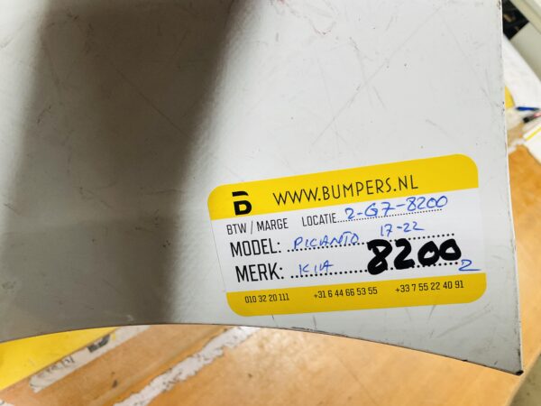 BUMPER Kia Picanto 2017-2022 VOORBUMPER 2-G7-8200z