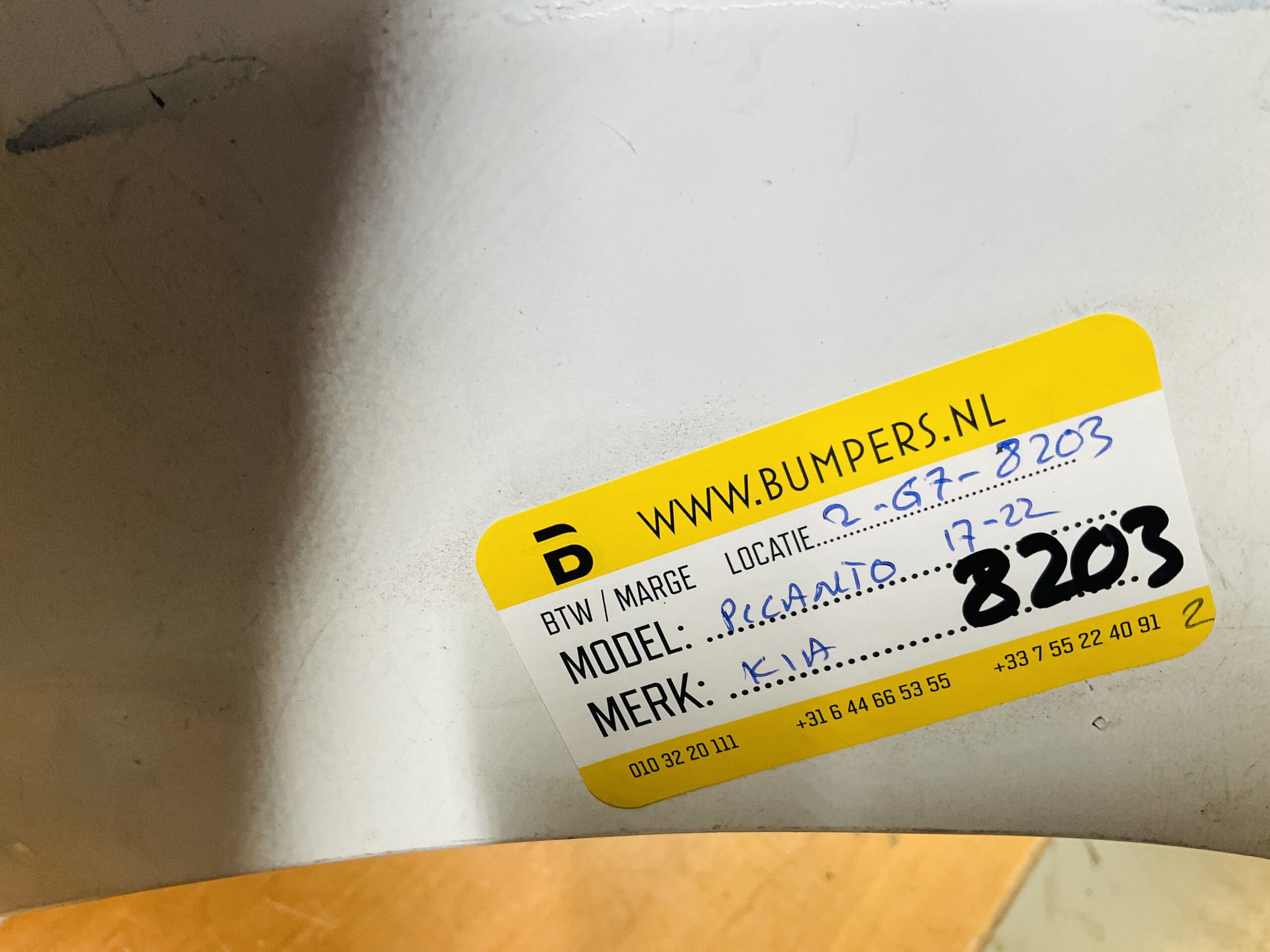 BUMPER Kia Picanto 2017-2022 VOORBUMPER 2-G7-8203z