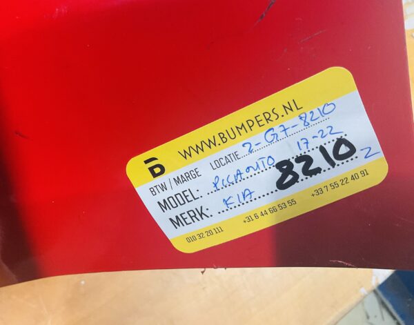 BUMPER Kia Picanto 2017-2022 VOORBUMPER 2-G7-8210z