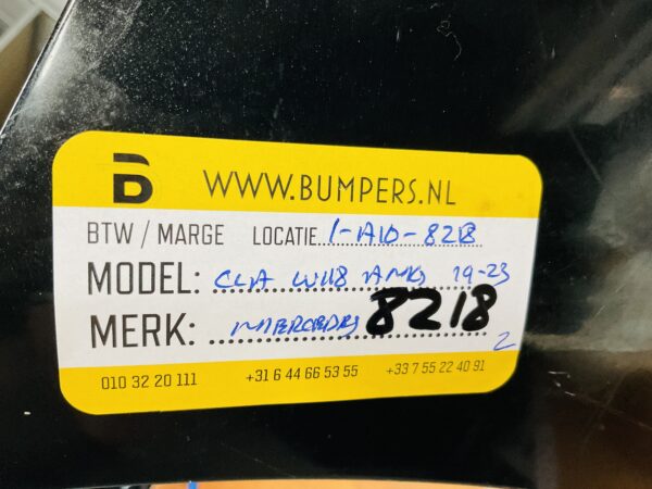 BUMPER Mercedes CLA Klasse W118 AMG 2019-2023 VOORBUMPER 1-A10-8218z