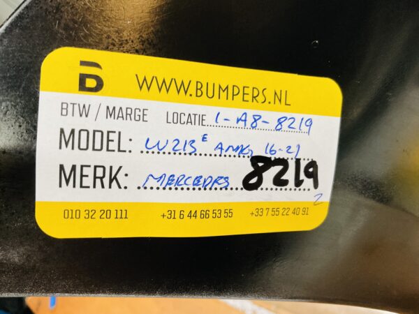 BUMPER Mercedes E Klasse W213 AMG 2016-2021 VOORBUMPER 1-A8-8219z