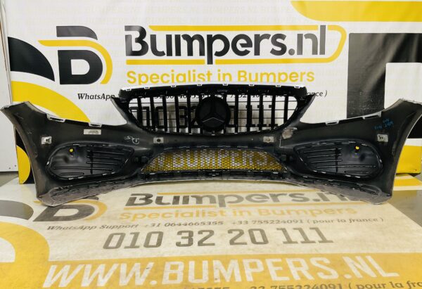 BUMPER Mercedes C Klasse W205 AMG GT Grill 2014-2017 VOORBUMPER 1-A4-8225z