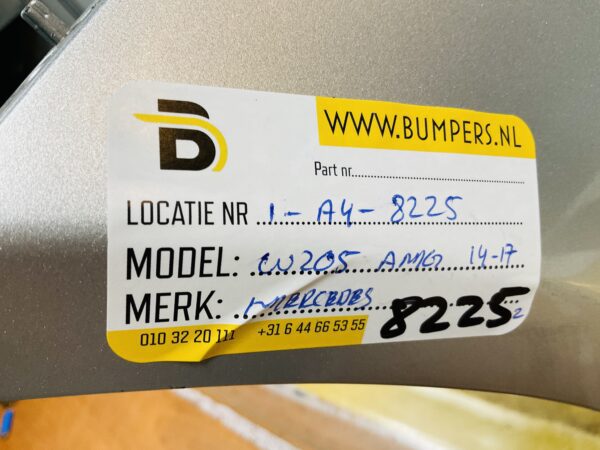 BUMPER Mercedes C Klasse W205 AMG GT Grill 2014-2017 VOORBUMPER 1-A4-8225z
