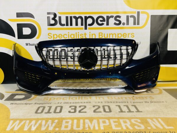 BUMPER Mercedes C Klasse W205 AMG GT Grill 2014-2017 VOORBUMPER 1-A4-8229z