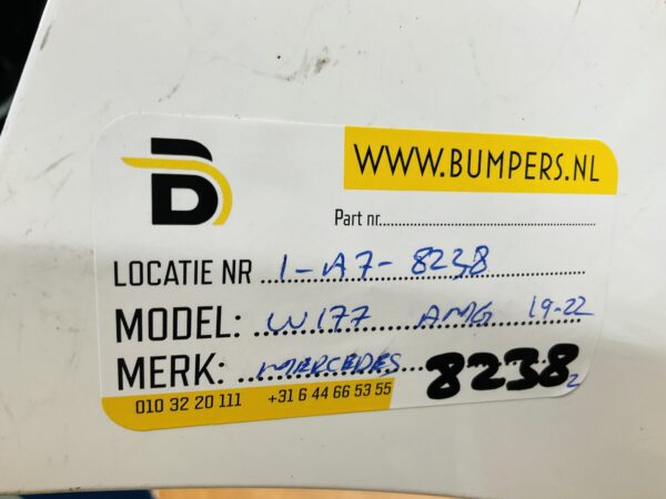 BUMPER Mercedes A Klasse W177 AMG  2019-2023 VOORBUMPER 1-A7-8238z