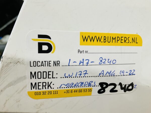BUMPER Mercedes A Klasse W177 AMG  2019-2023 VOORBUMPER 1-A7-8240z
