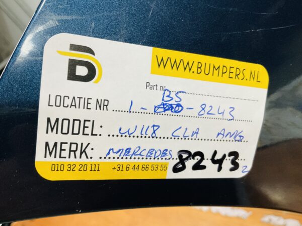 BUMPER Mercedes CLA Klasse W118 AMG 2019-2023 VOORBUMPER 1-B5-8243z