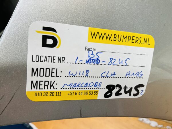 BUMPER Mercedes CLA Klasse W118 AMG 2019-2023 VOORBUMPER 1-B5-8245z