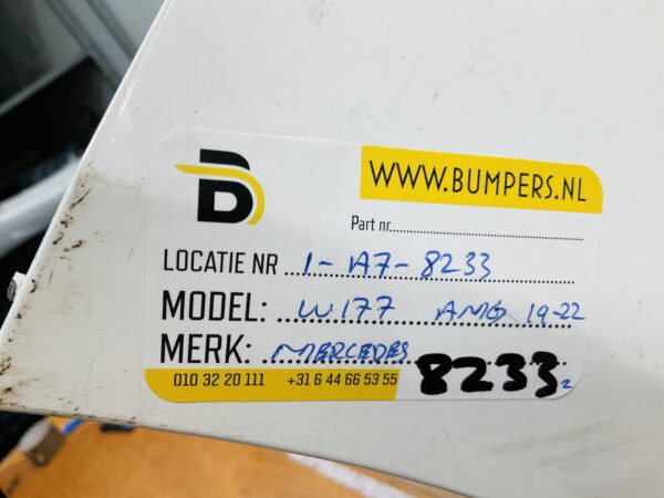 BUMPER Mercedes A Klasse W177 AMG GT Grill 2019-2023 VOORBUMPER 1-A7-8233z
