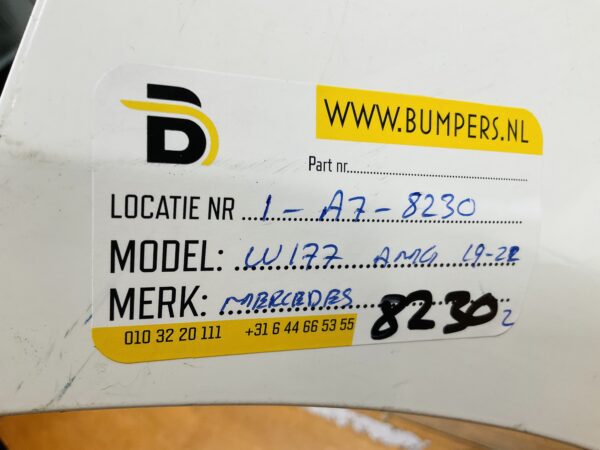 BUMPER Mercedes A Klasse W177 AMG GT Grill 2019-2023 VOORBUMPER 1-A7-8230z