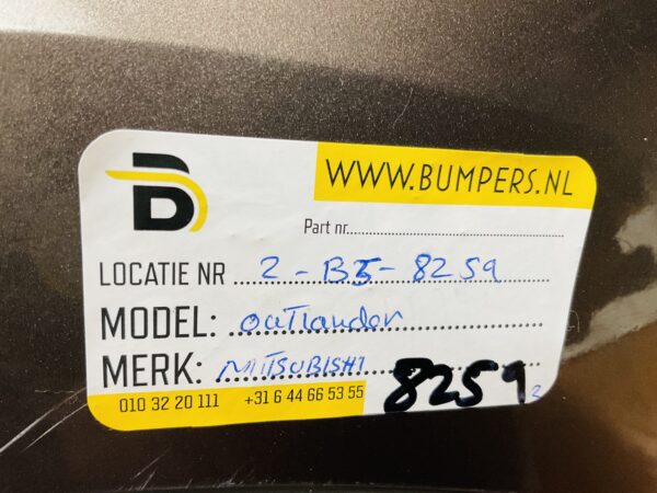 BUMPER Mitsubishi Outlander  2012-2015 VOORBUMPER 2-B5-8259z