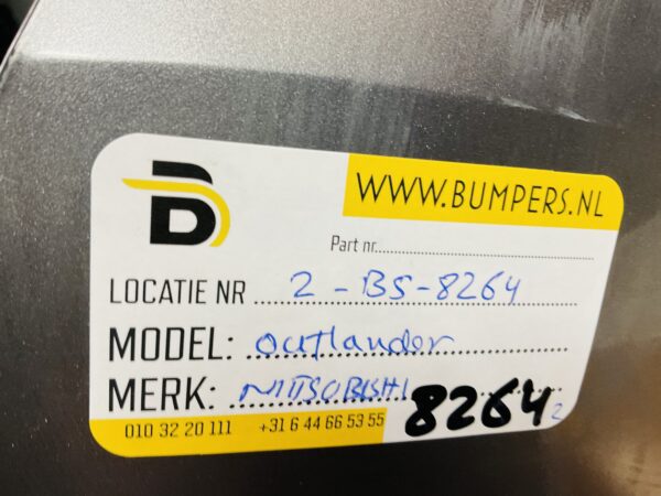 BUMPER Mitsubishi Outlander  VOORBUMPER 2-B5-8264z