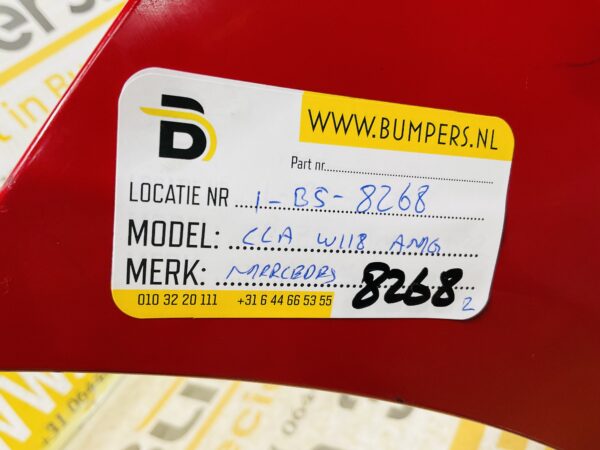 BUMPER Mercedes CLA Klasse W118 AMG 2019-2023 VOORBUMPER 1-B5-8268z