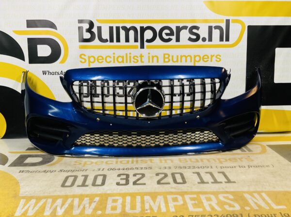 BUMPER Mercedes C Klasse W205 AMG Facelift GT Grill 2017-2021 VOORBUMPER 1-A4-8281z