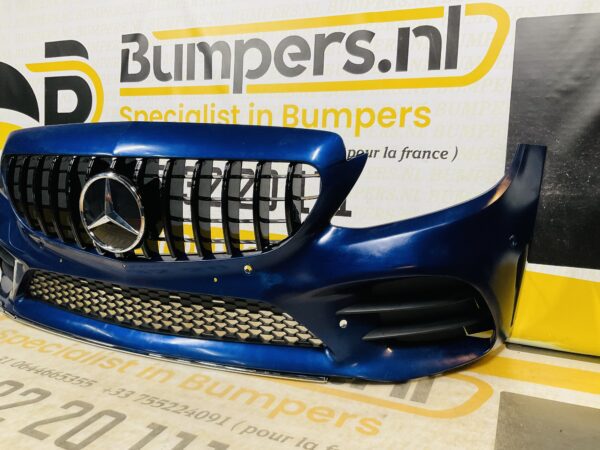 BUMPER Mercedes C Klasse W205 AMG Facelift GT Grill 2017-2021 VOORBUMPER 1-A4-8281z