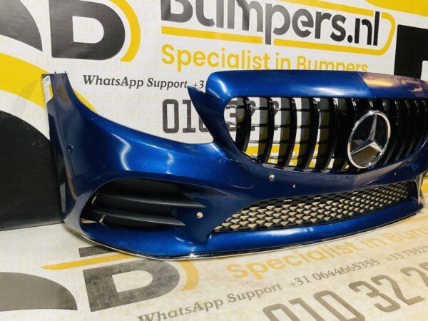 BUMPER Mercedes C Klasse W205 AMG Facelift GT Grill 2017-2021 VOORBUMPER 1-A4-8281z