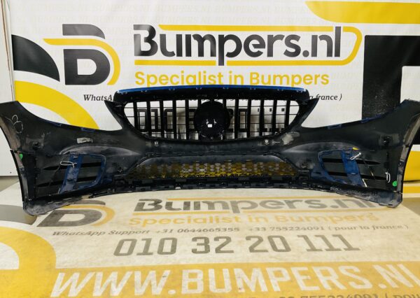BUMPER Mercedes C Klasse W205 AMG Facelift GT Grill 2017-2021 VOORBUMPER 1-A4-8281z