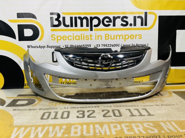 BUMPER Opel Corsa D Facelift + Grill 2011-2014  VOORBUMPER 2-i1-8288z