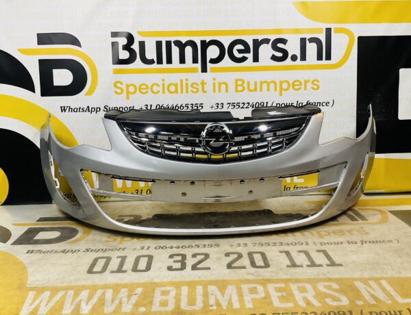 BUMPER Opel Corsa D Facelift + Grill 2011-2014  VOORBUMPER 2-i1-8292z