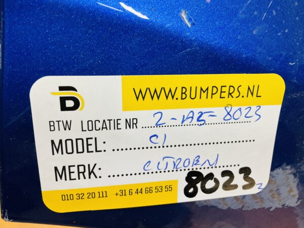BUMPER Citroen C1 2014-2023 VOORBUMPER 2-A5-8023z