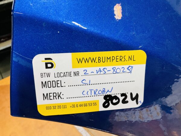 BUMPER Citroen C1 2014-2023 VOORBUMPER 2-A5-8024z