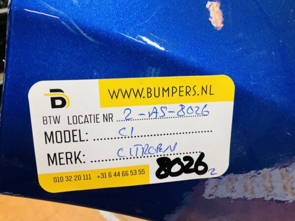 BUMPER Citroen C1 2014-2023 VOORBUMPER 2-A5-8026z