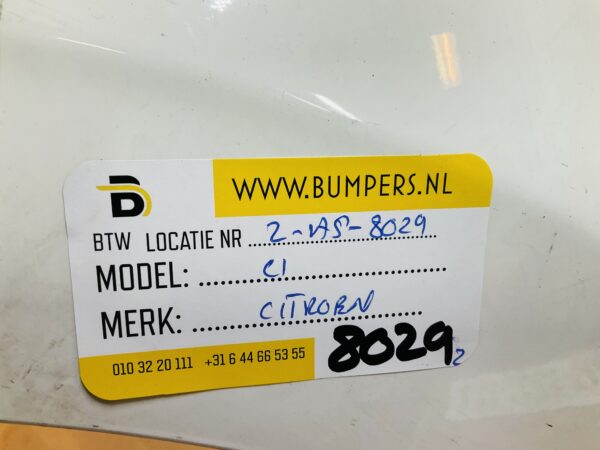 BUMPER Citroen C1 2014-2023 VOORBUMPER 2-A5-8029z