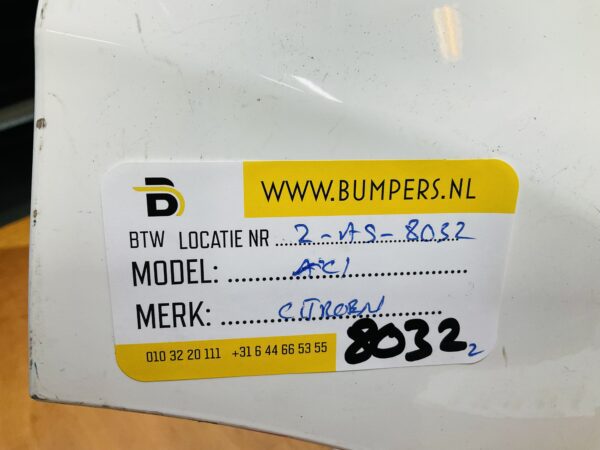 BUMPER Citroen C1 2014-2023 VOORBUMPER 2-A5-8032z