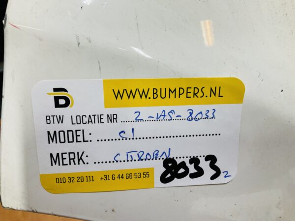BUMPER Citroen C1 2014-2023 VOORBUMPER 2-A5-8033z