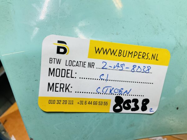 BUMPER Citroen C1 2014-2023 VOORBUMPER 2-A5-8038z