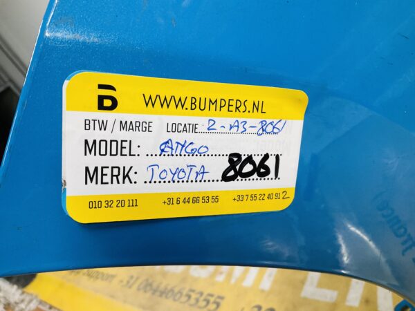 BUMPER Toyota Aygo  2014-2017 VOORBUMPER 2-A3-8061z