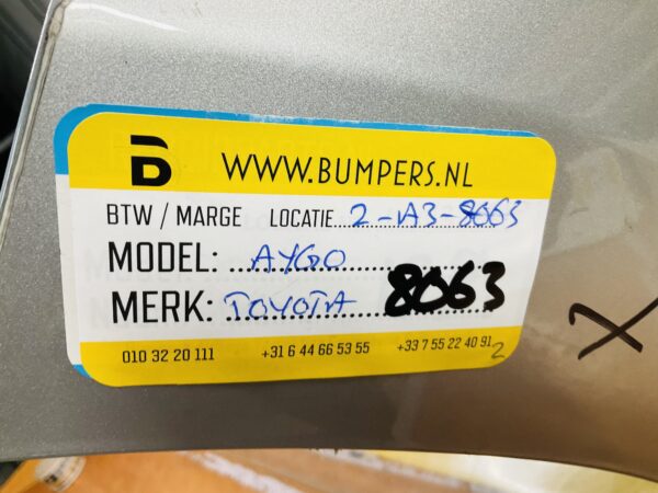 BUMPER Toyota Aygo  2014-2017 VOORBUMPER 2-A3-8063z