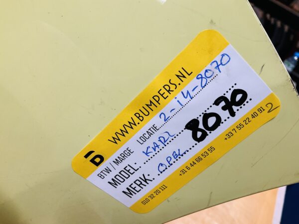 BUMPER Opel Karl 2014-2022 VOORBUMPER 2-i4-8070z