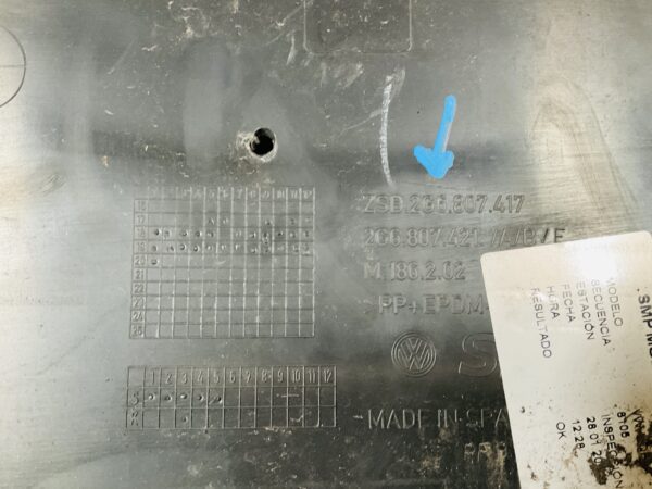 Bumper Volkswagen Polo 2G 2017-2021 2G6807421 Achterbumper 1-F6-8301R