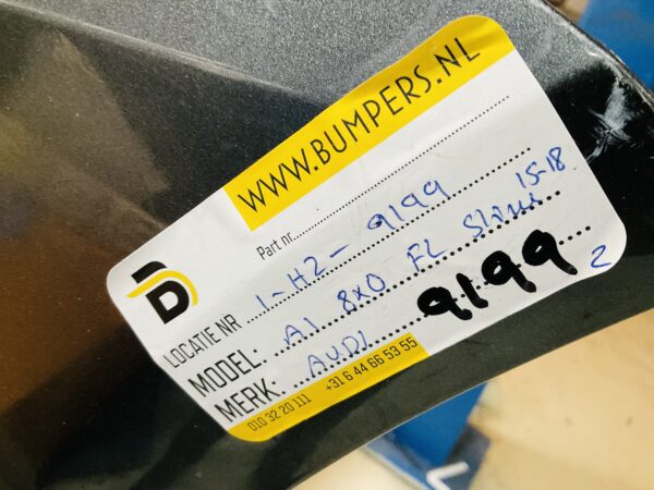 BUMPER Audi A1 8xA Sline S-Line Facelift 2015-2019 VOORBUMPER 1-H2-9199z