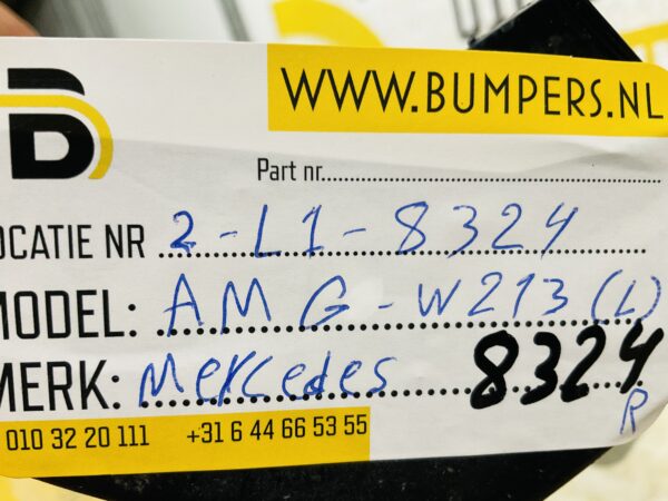 Zijskirt Mercedes E W213 AMG A2136900102 Links Dorpel 2-L1-8324R