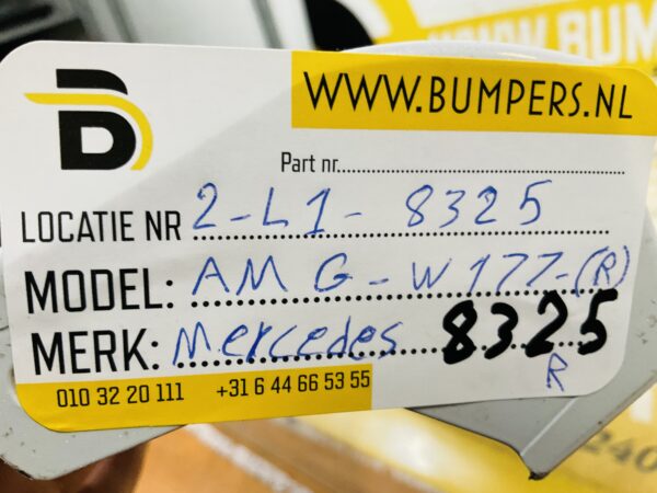 Zijskirt Mercedes A W177 AMG A1776904601 Rechts Dorpel 2-L1-8325R