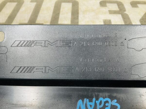Zijskirt Mercedes E W213 AMG A2136900202 Rechts Dorpel 2-L1-8329R
