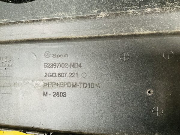 Bumper Volkswagen Polo 2G 2017-2021 2G0807221 4XPdc Voorbumper 1-G12-8422
