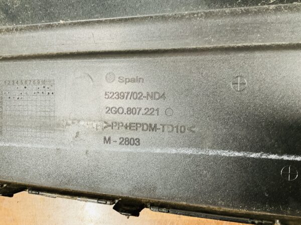 Bumper Volkswagen Polo 2G 2017-2021 2G0807221 4XPdc Voorbumper 1-G12-8420