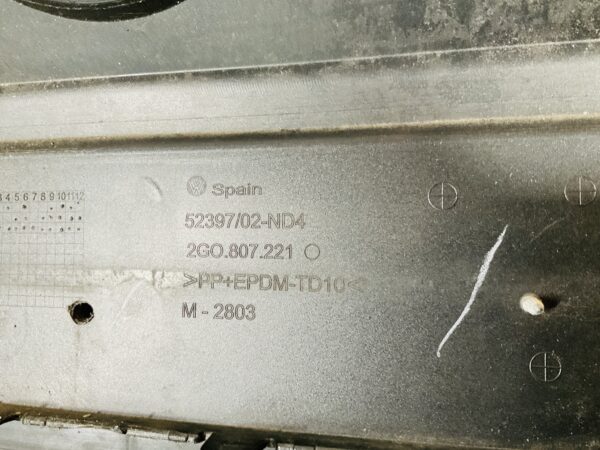 Bumper Volkswagen Polo 2G 2017-2021 2G0807221 4XPdc Voorbumper 1-G12-8421