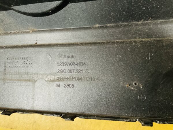 Bumper Volkswagen Polo 2G 2017-2021 2G0807221 4XPdc Voorbumper 1-G12-8424z