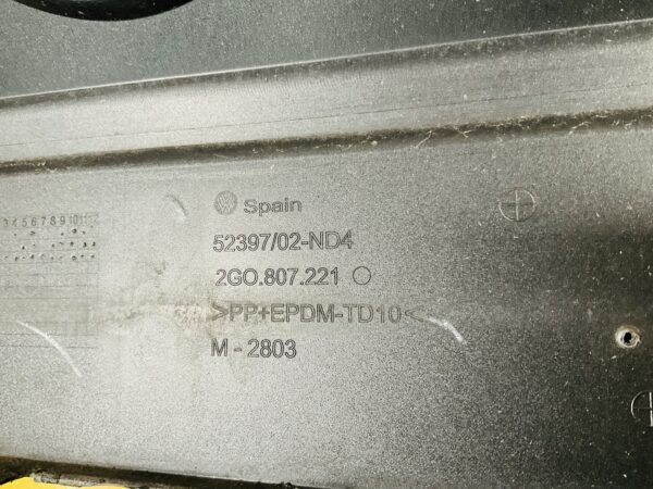 Bumper Volkswagen Polo 2G 2017-2021 2G0807221 4XPdc Voorbumper 1-G12-8427