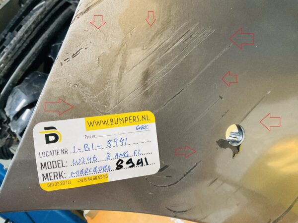 BUMPER Mercedes B Klasse W246 AMG Facelift 2016-2019 6xpdc  VOORBUMPER 1-B1-8941z