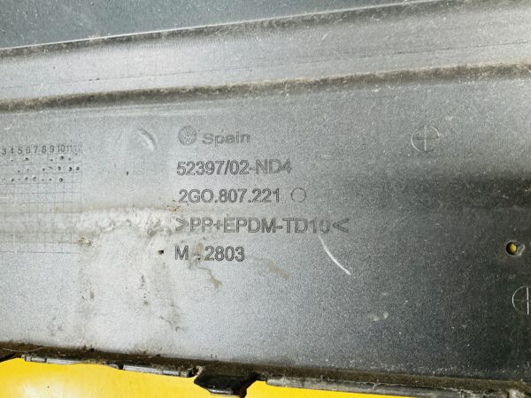 Bumper Volkswagen Polo 2G 2017-2021 2G0807221 4XPdc Voorbumper 1-G12-8428