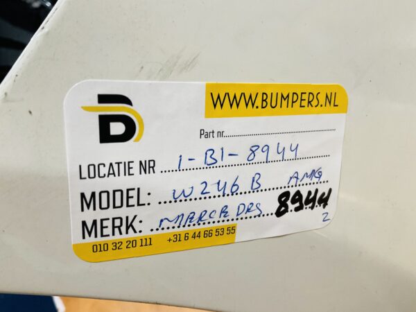 BUMPER Mercedes B Klasse W246 AMG 2013-2017 VOORBUMPER 1-B1-8944z