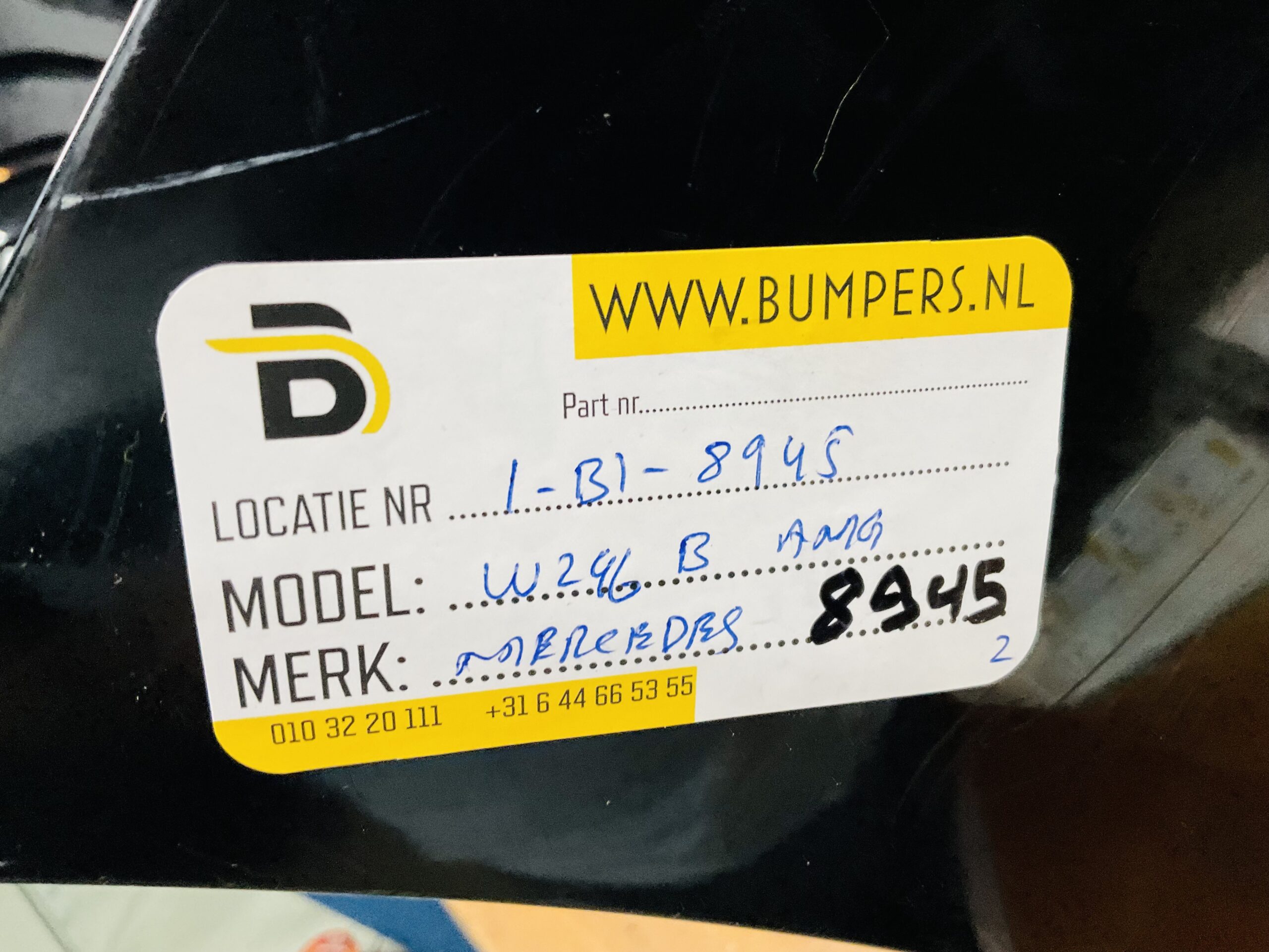 BUMPER Mercedes B Klasse W246 2013-2017 VOORBUMPER 1-B1-8945z