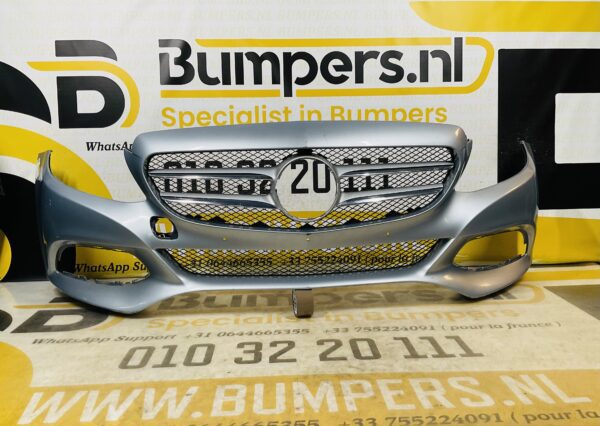 BUMPER Mercedes C Klasse W205 Normaal 2014-2017 VOORBUMPER 1-A9-8947z