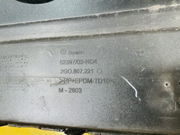 Bumper Volkswagen Polo 2G 2017-2021 2G0807221 4XPdc Voorbumper 1-G12-8432