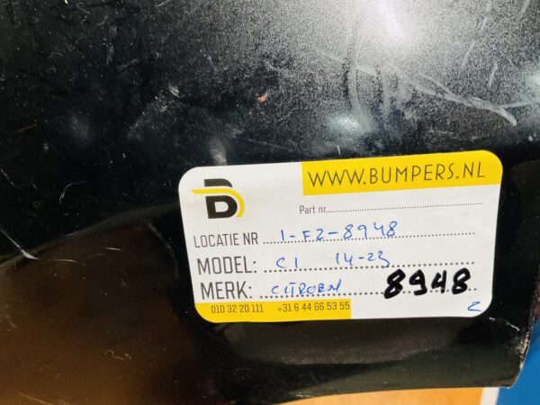 BUMPER Citroen C1  2014-2023 VOORBUMPER 1-F2-8948z